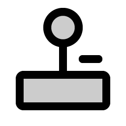 joystick duotone icon