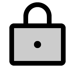 lock duotone icon
