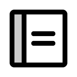 notebook duotone icon