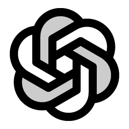 open ai logo duotone icon