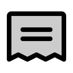 receipt duotone icon