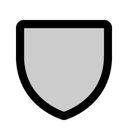 shield duotone icon