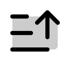 sort descending duotone icon