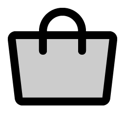 tote duotone icon