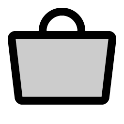tote simple duotone icon