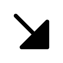 arrow down right fill icon
