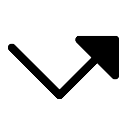 arrow elbow right fill icon