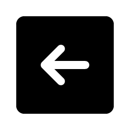 arrow square left fill icon