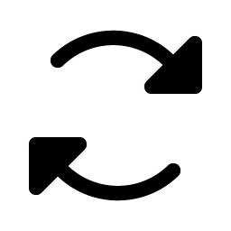 arrows clockwise fill icon
