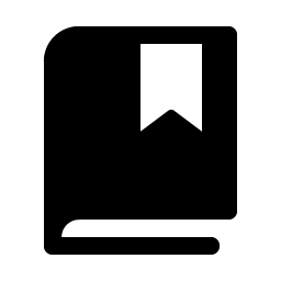 book bookmark fill icon