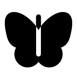 butterfly fill icon