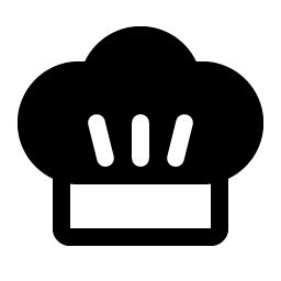 chef hat fill icon