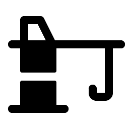 crane tower fill icon