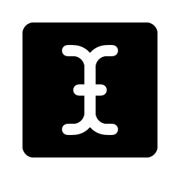 cursor text fill icon