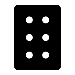 dots six vertical fill icon