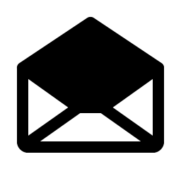 envelope open fill icon