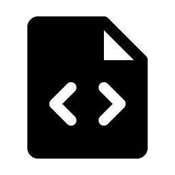 file code fill icon