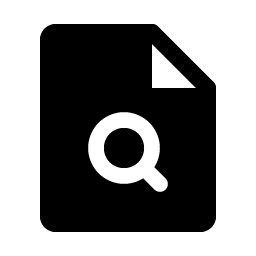 file magnifying glass fill icon