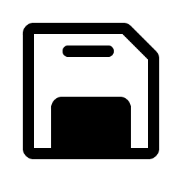 floppy disk fill icon