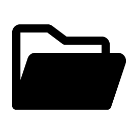 folder open fill icon