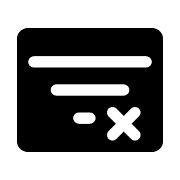 funnel simple x fill icon