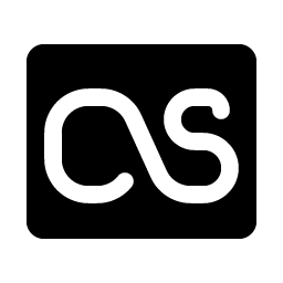 lastfm logo fill icon