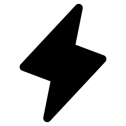 lightning fill icon