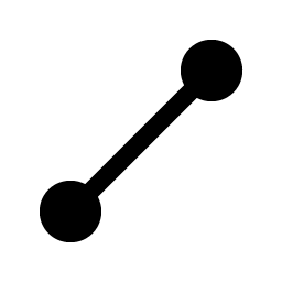 line segment fill icon