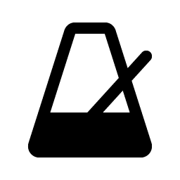 metronome fill icon