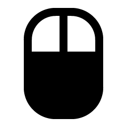 mouse fill icon