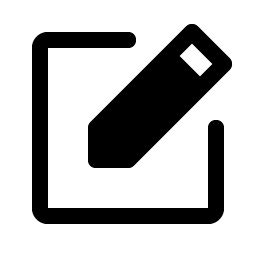 note pencil fill icon