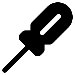 screwdriver fill icon