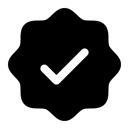 seal check fill icon