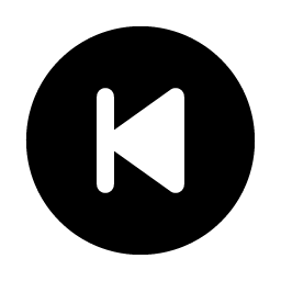 skip back circle fill icon