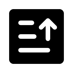 sort descending fill icon