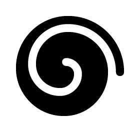 spiral fill icon