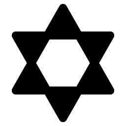 star of david fill icon