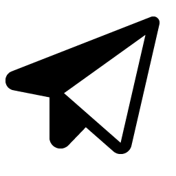 telegram logo fill icon