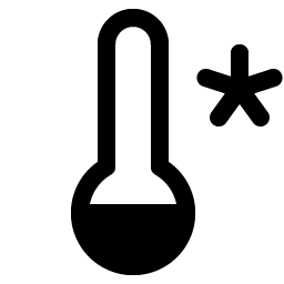 thermometer cold fill icon