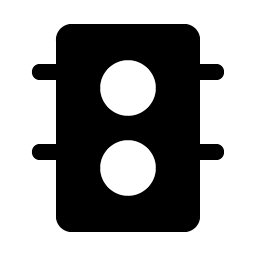 traffic signal fill icon