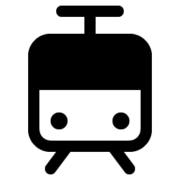 tram fill icon