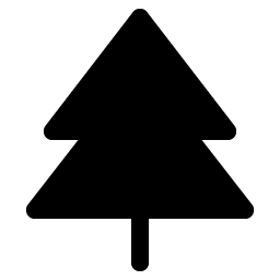 tree evergreen fill icon
