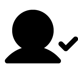 user check fill icon