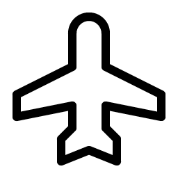 airplane light icon