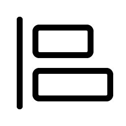 align left light icon