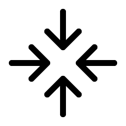 arrows in cardinal light icon