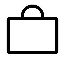 bag simple light icon