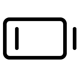 battery low light icon