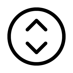 caret circle up down light icon