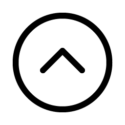 caret circle up light icon